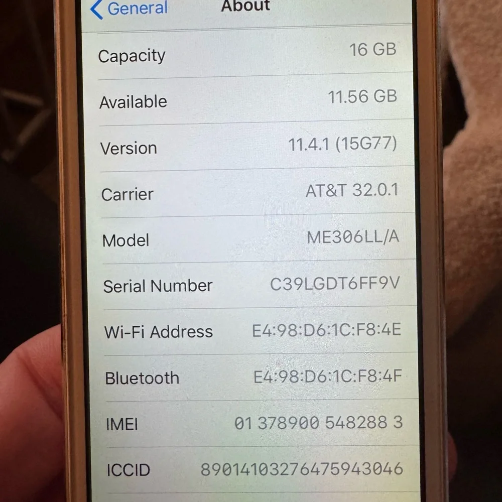 📱Apple iPhone 5s (16GB) Unlocked/AT&T📱Perfect Screen! + 🍎 sticker A1533